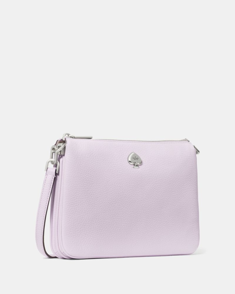 KateSpade Kayla Triple Crossbody Bag Light Frozen Lilac