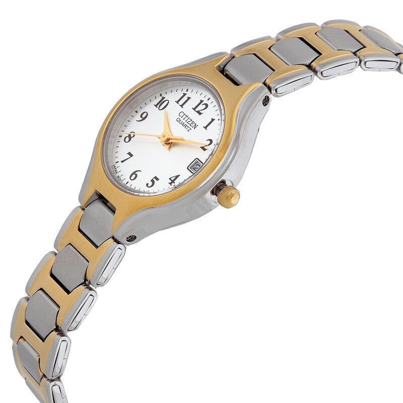 Citizen Quartz White Dial Two-Tone Women's Watch