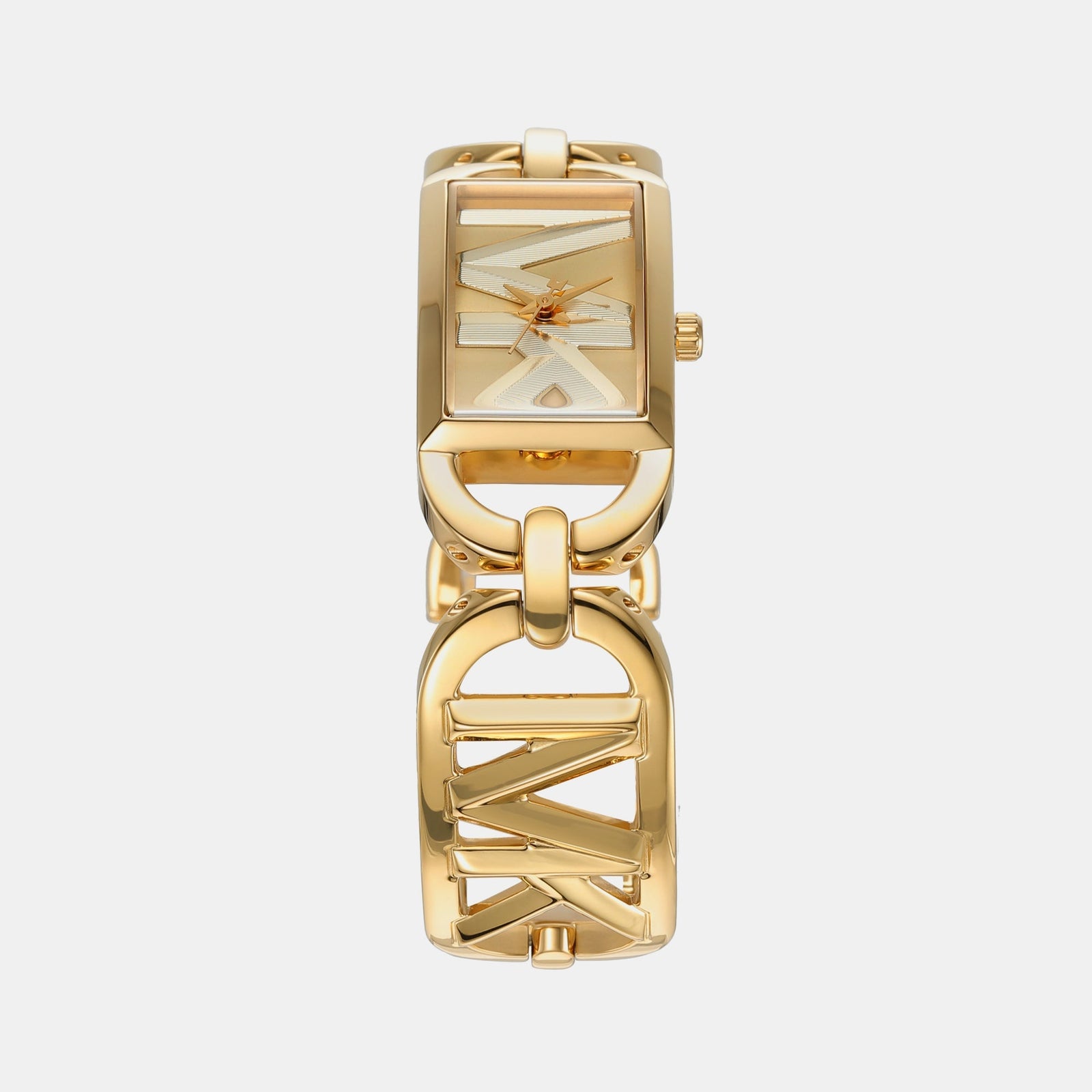 Michael Kors Mk Empire Women Quartz Gold Dial Analog Stainless Steel Watch Mk7406