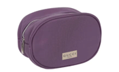 GUCCI Taro Purple Canvas Handheld Makeup Pouch (Portable)