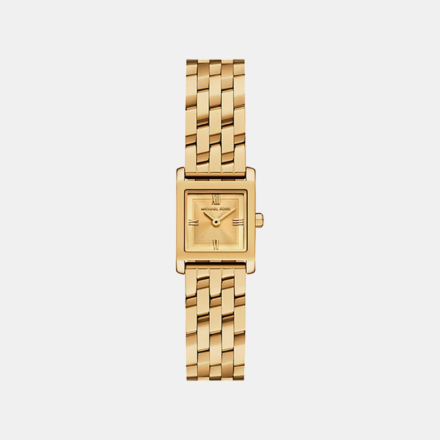 Michael Kors Georgie Women Quartz Gold Dial Analog Stainless Steel Watch Mk4931