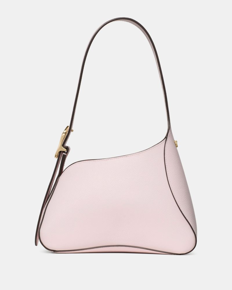 KateSpade 454 Sculpted Shoulder Bag Shimmer Pink