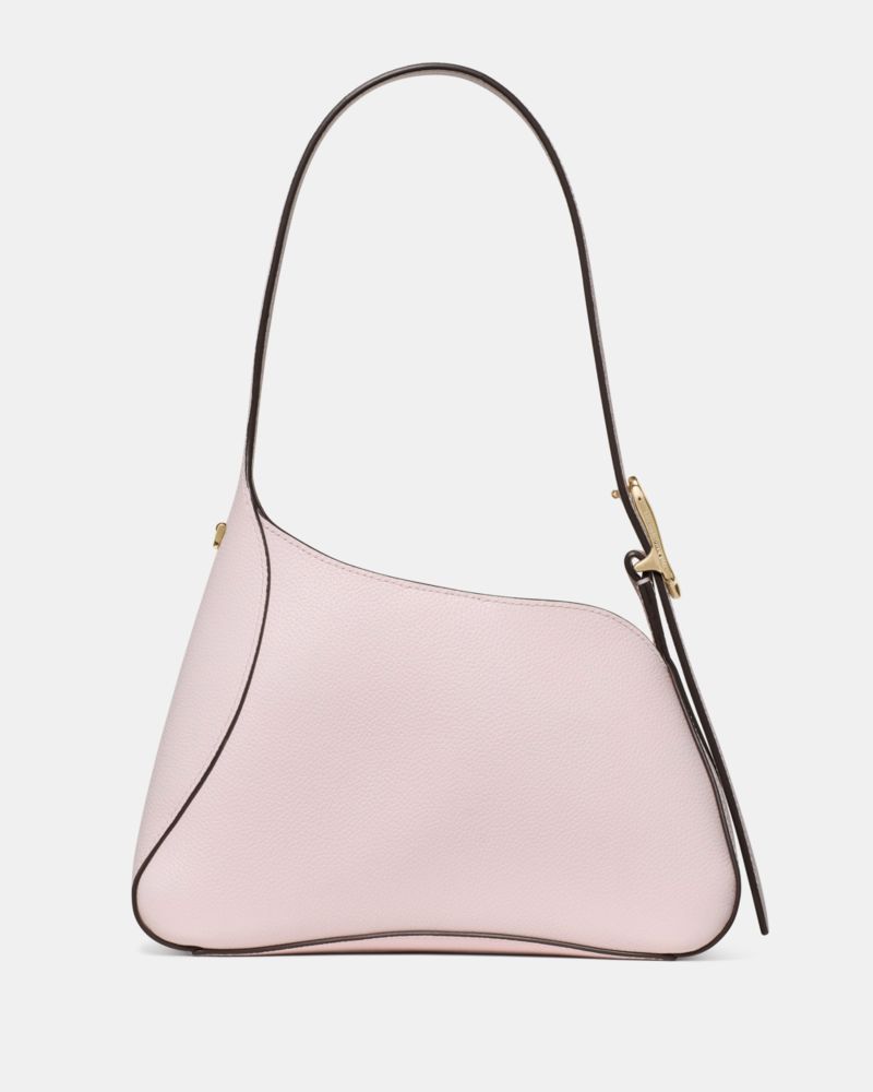 KateSpade 454 Sculpted Shoulder Bag Shimmer Pink
