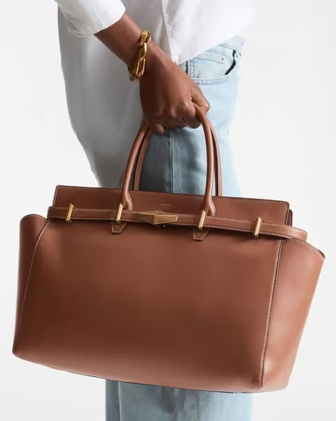 Jimmy Choo Diamond Belted Top Handle Bag