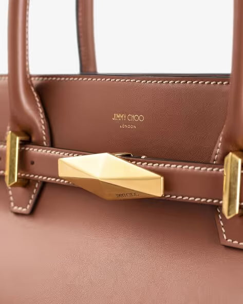 Jimmy Choo Diamond Belted Top Handle Bag