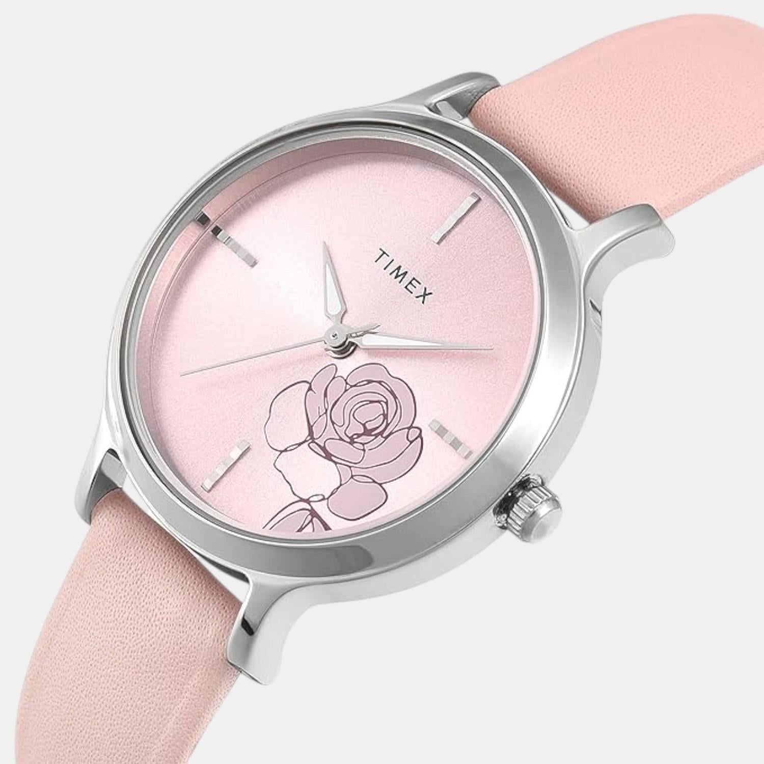 Timex Trendline Women Quartz Dial Analog Leather Watch Twtl12307