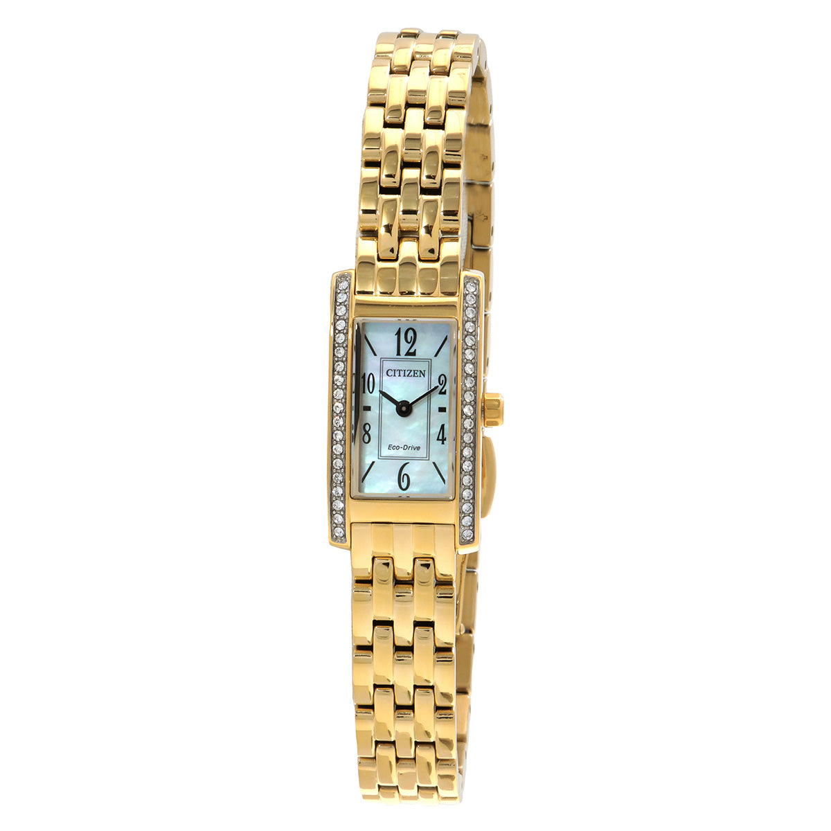Citizen Petite Palidoro Crystal White Mother Of Pearl Dial Women's Watch