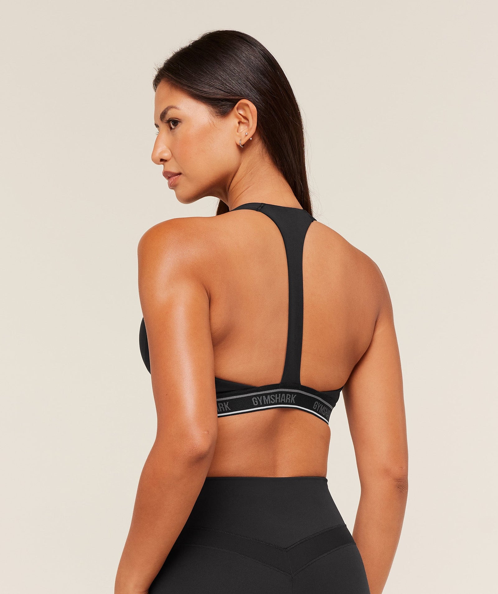 Women's Gymshark Plunge Sports Bra Black