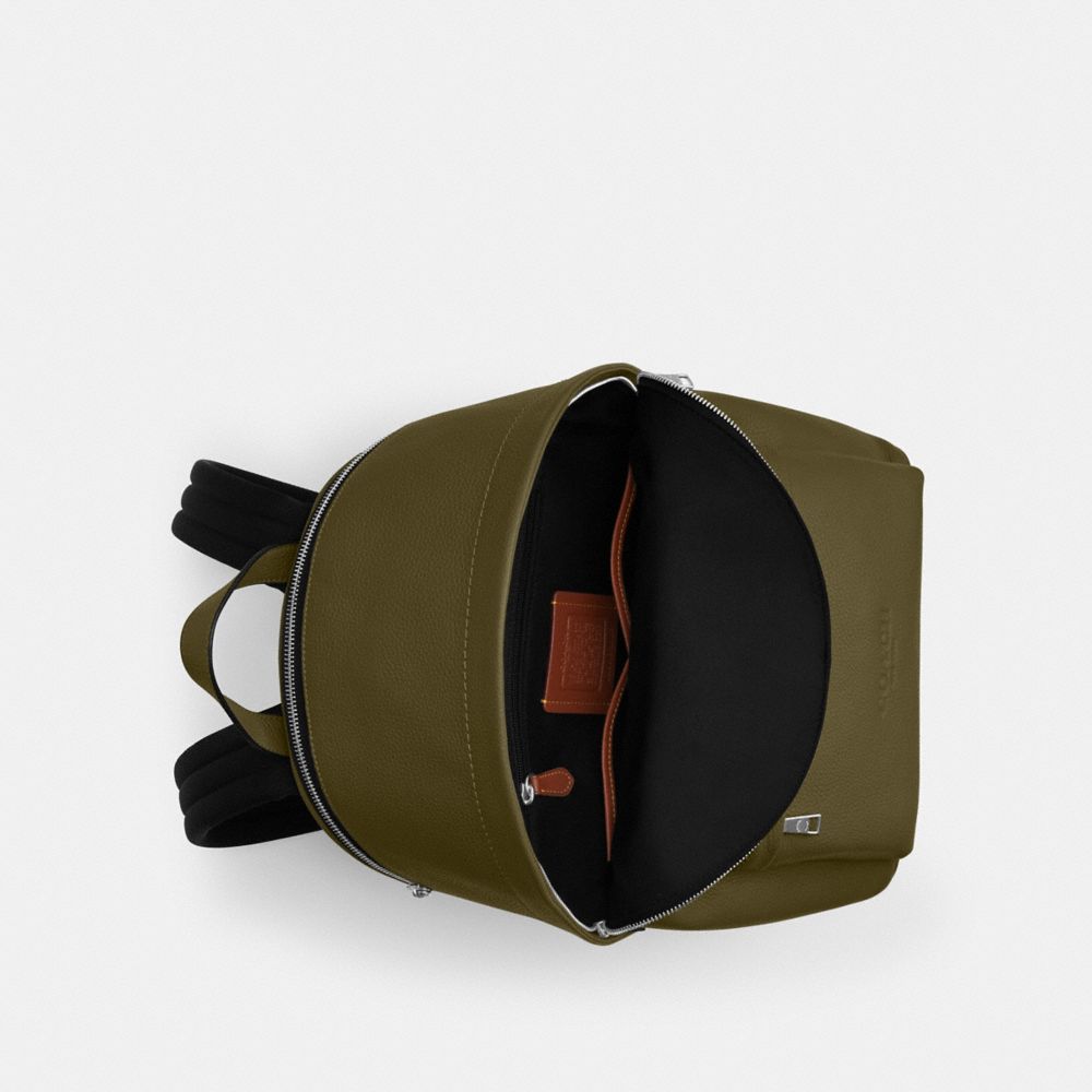 Coach Taylor Backpack Silver Olive