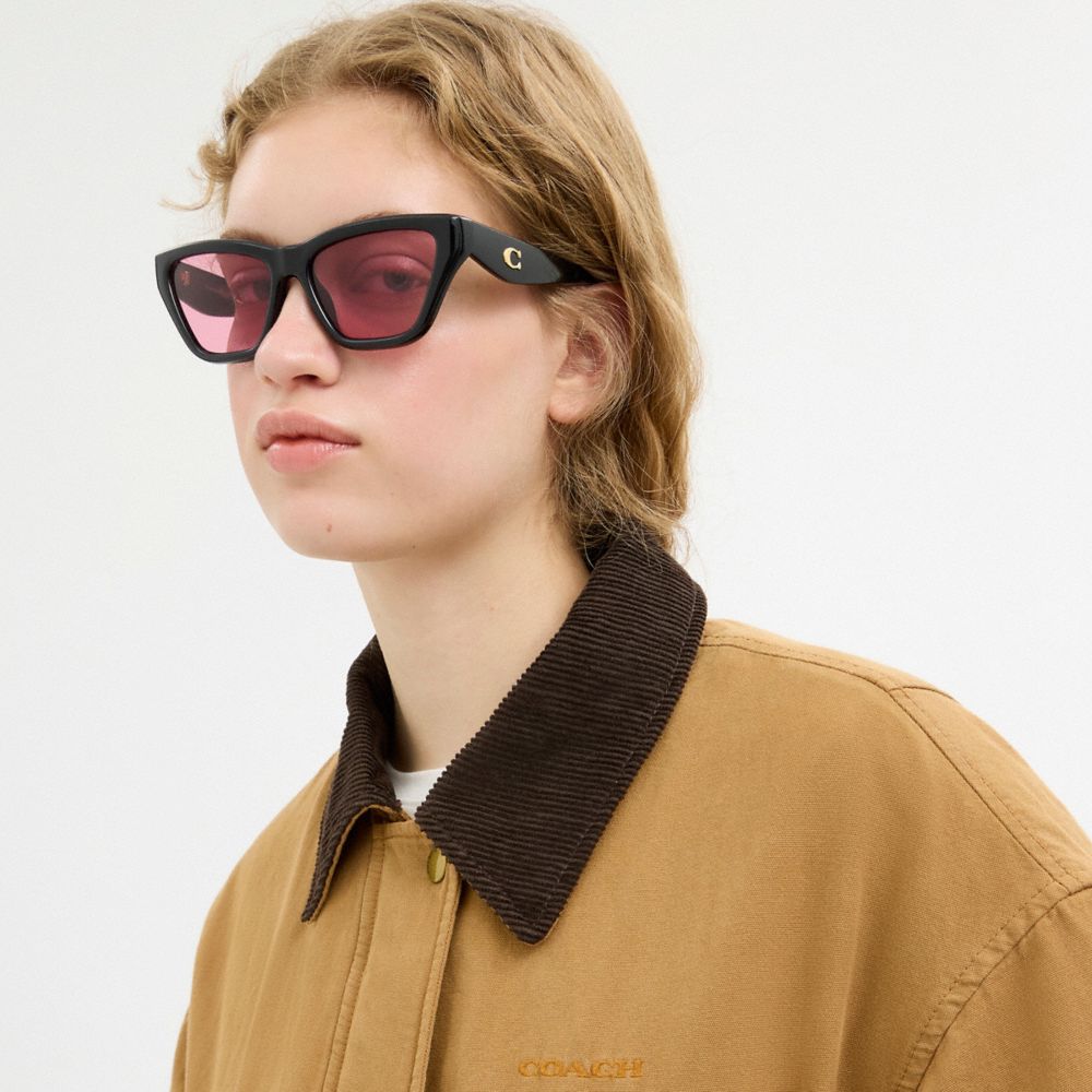 C Hardware Cat Eye Sunglasses