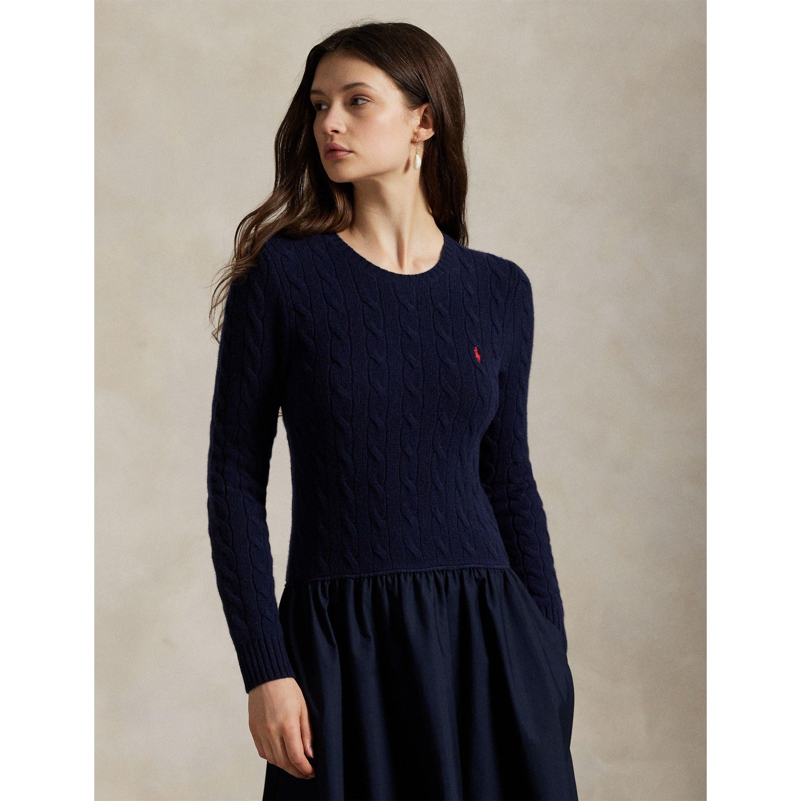 Cable A-Line Dress