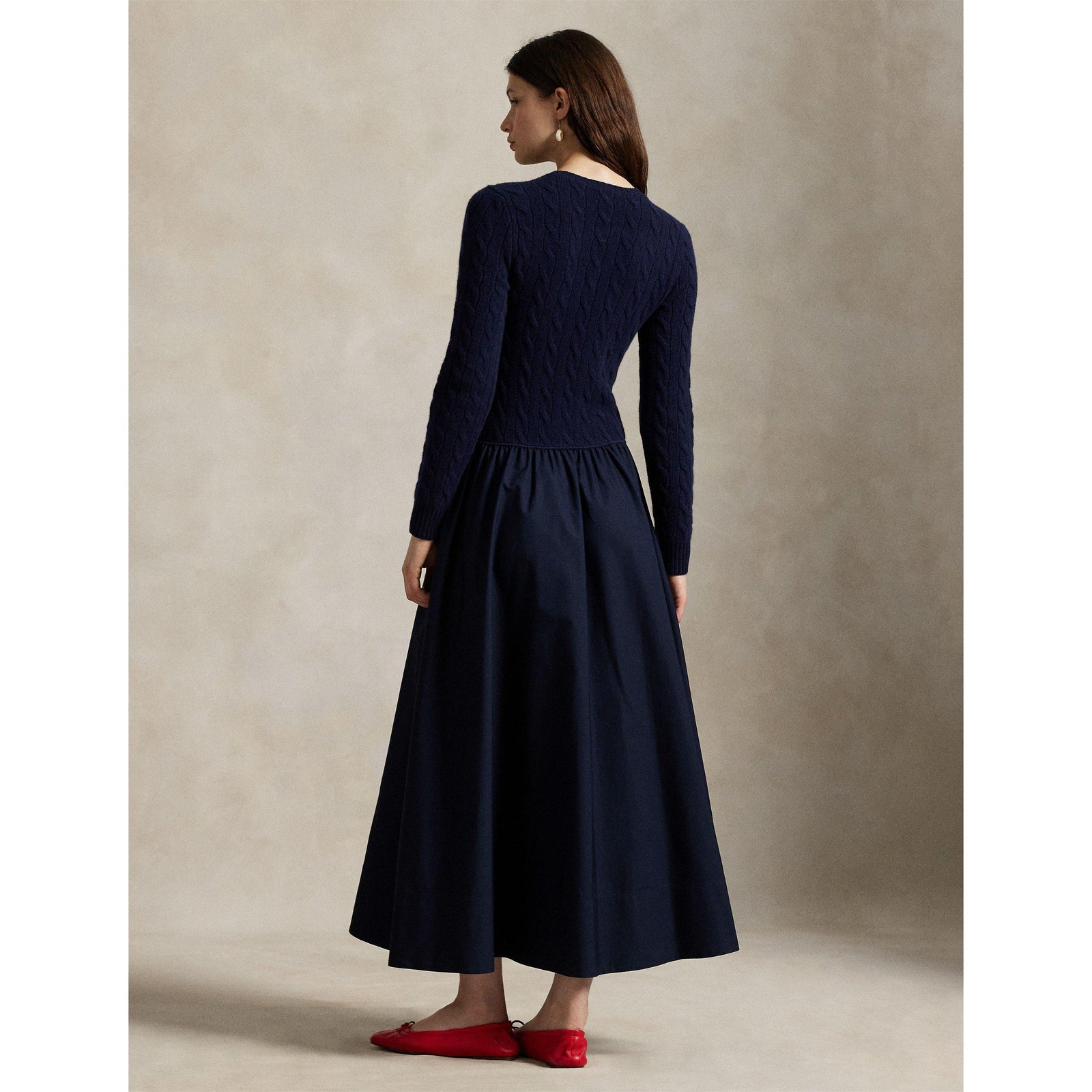 Cable A-Line Dress