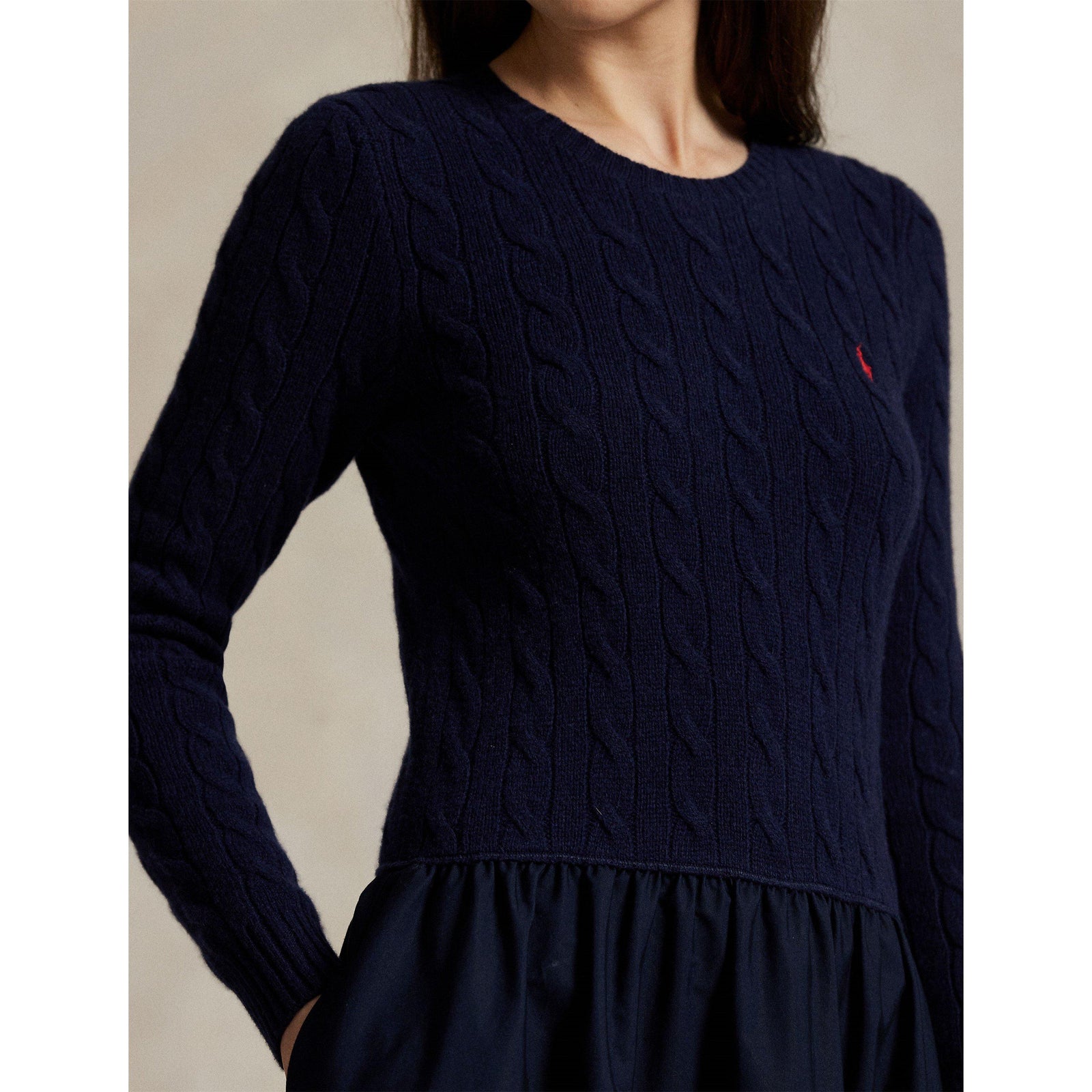 Cable A-Line Dress