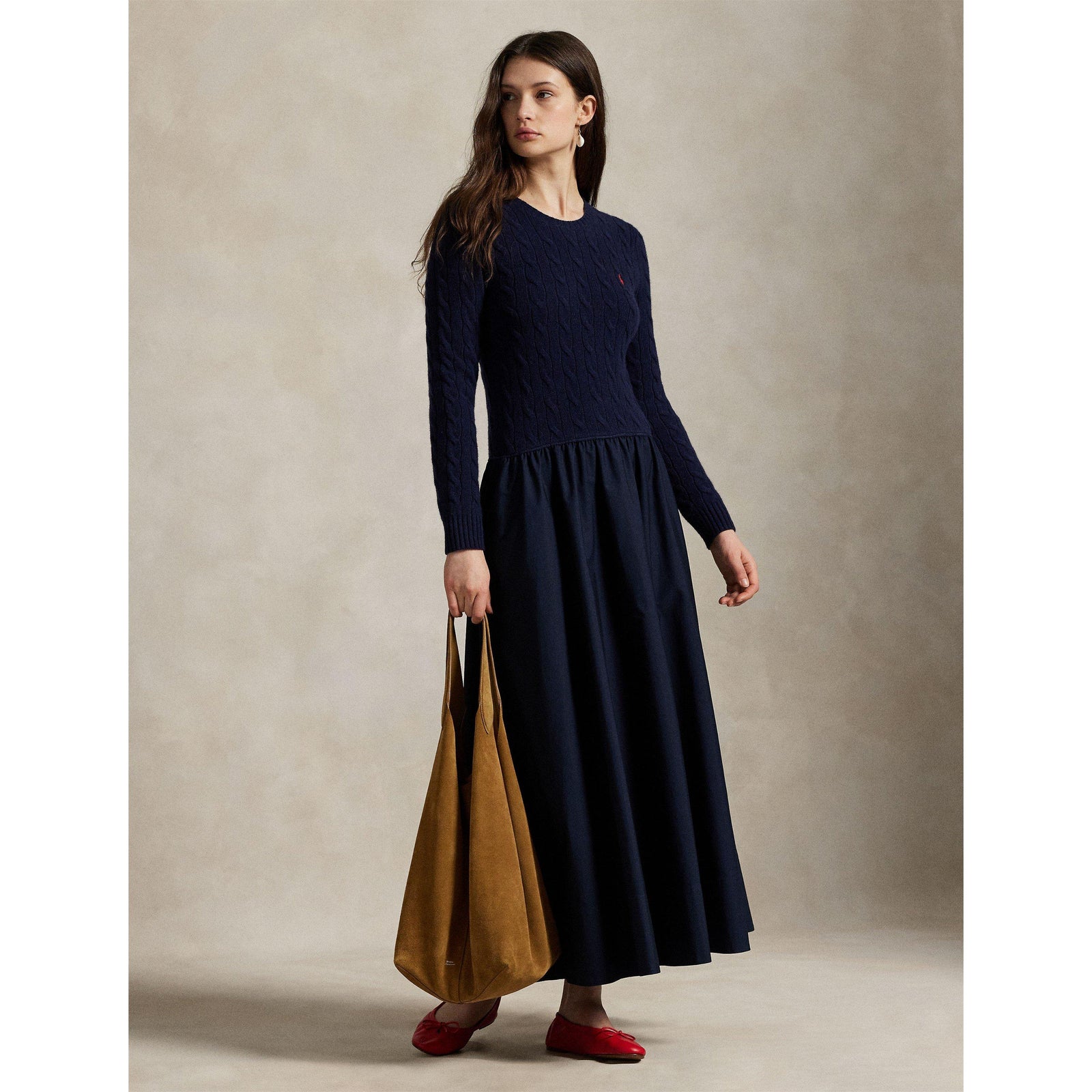 Cable A-Line Dress