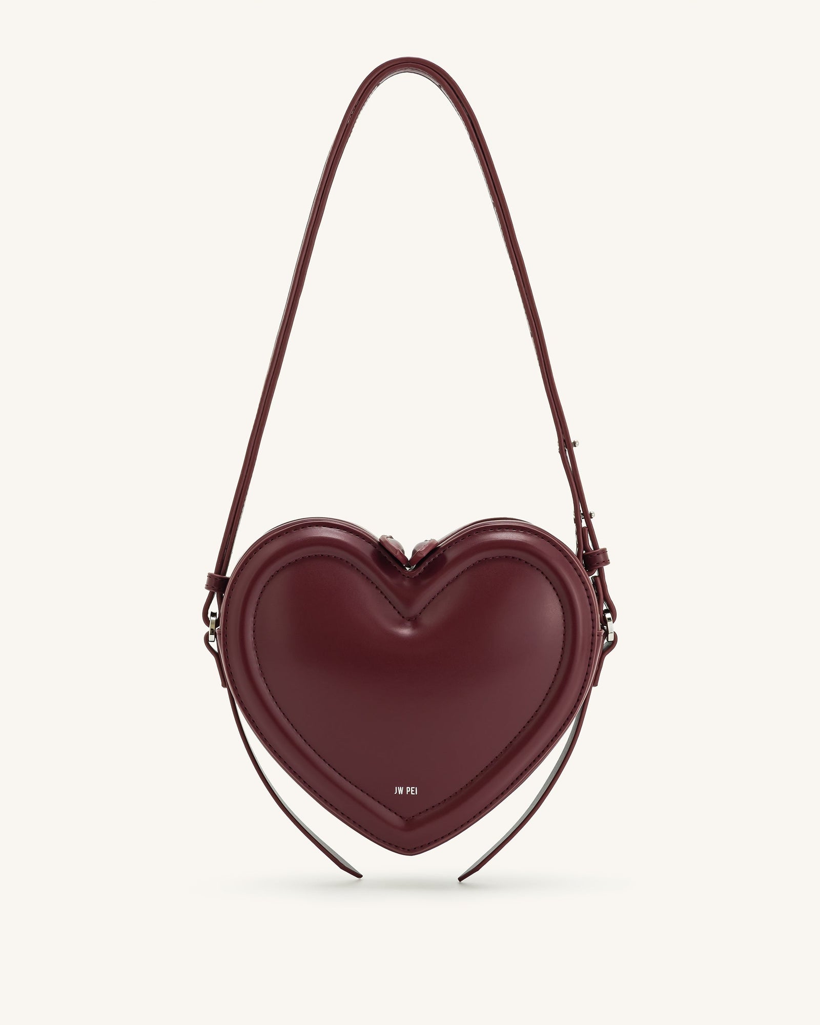 Arlene Heart Shaped Bag - Magenta