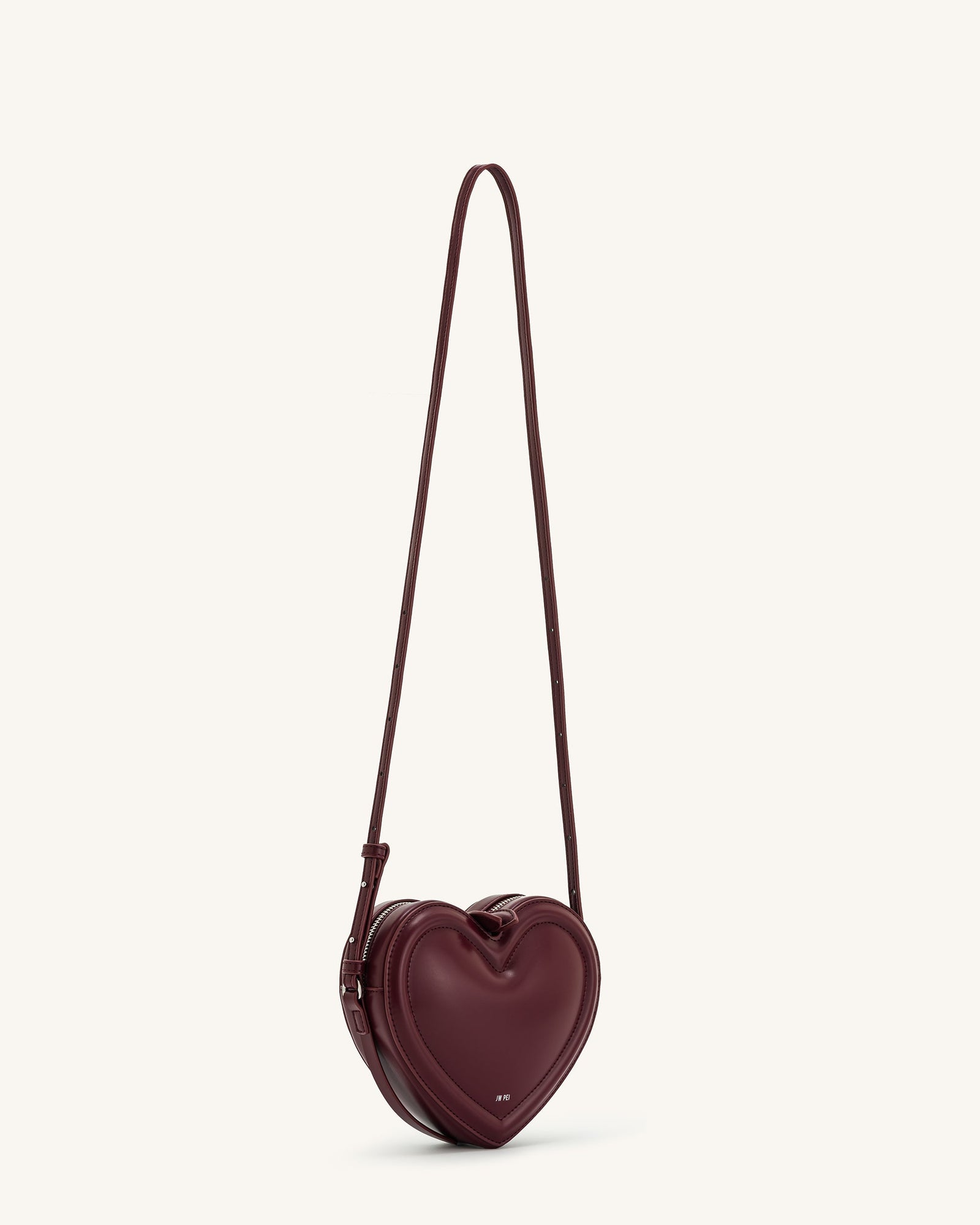 Arlene Heart Shaped Bag - Magenta