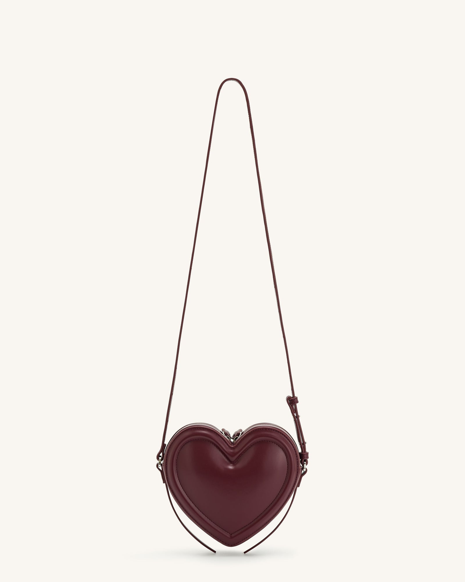 Arlene Heart Shaped Bag - Magenta