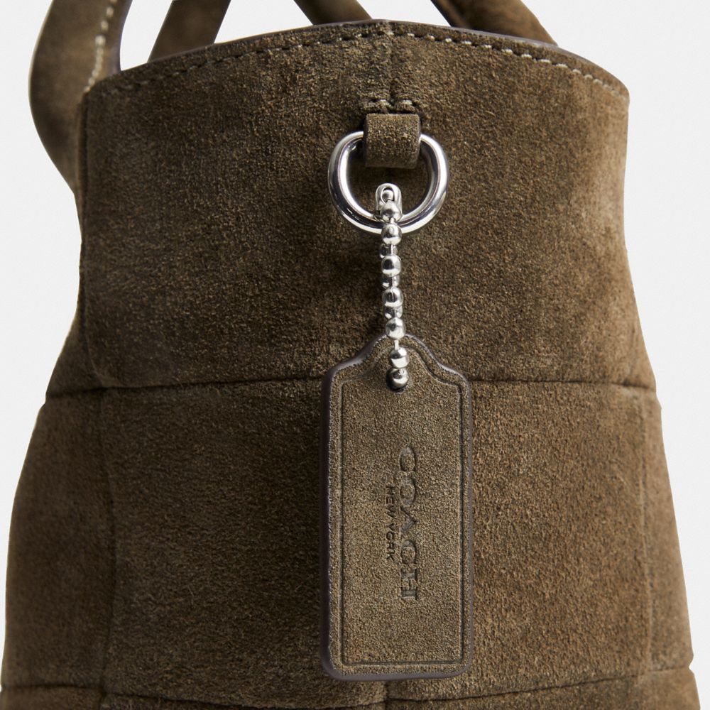 Coach Alter/Ego Small Tote Bag Olive Suede