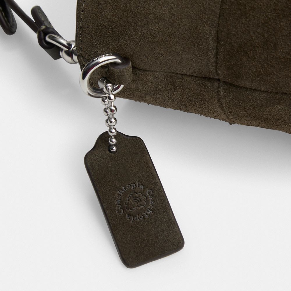 Coach Alter/Ego Small Tote Bag Olive Suede