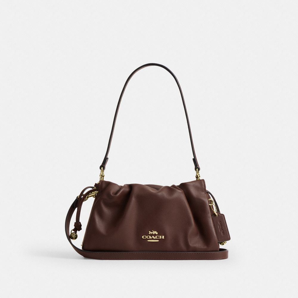 Coach Faye Shoulder Bag Gold Maple