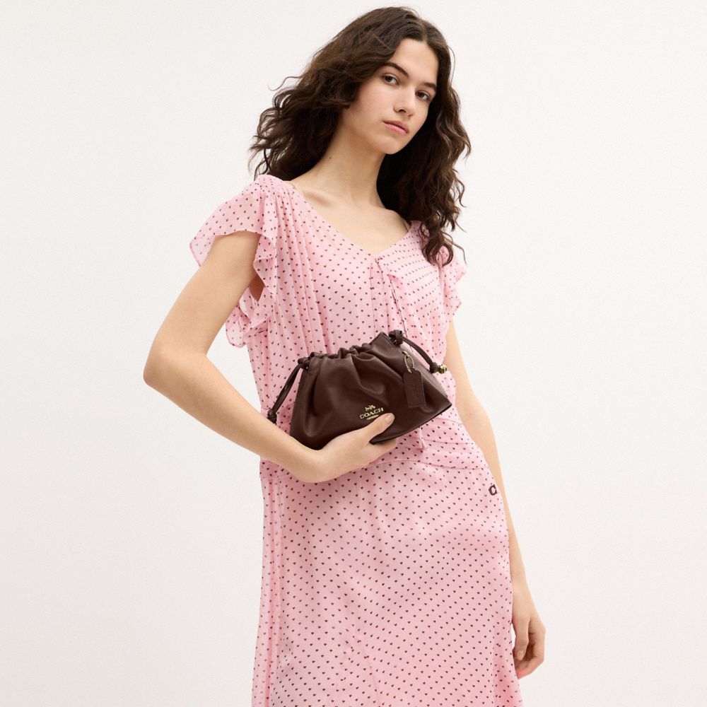 Coach Faye Shoulder Bag Gold Maple
