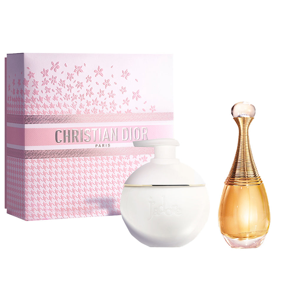 Dior Realme Intense Scent Body Lotion Perfume Set Floral Houndstooth Box Limited Edition Floral Scent Family 642732706