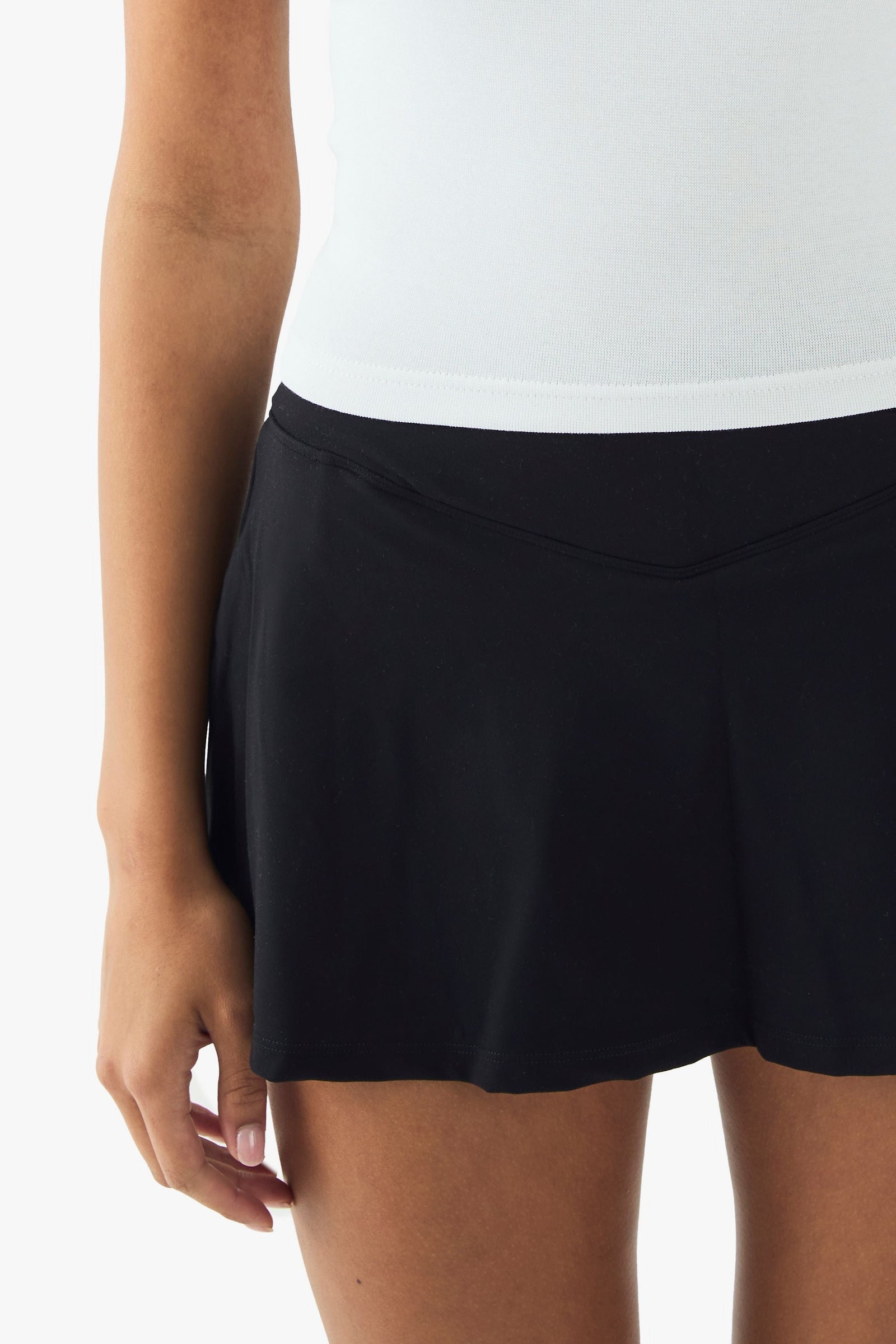DSGN Studio Ultra Sculpt Wrap Waist Tennis Skirt With Built In Short