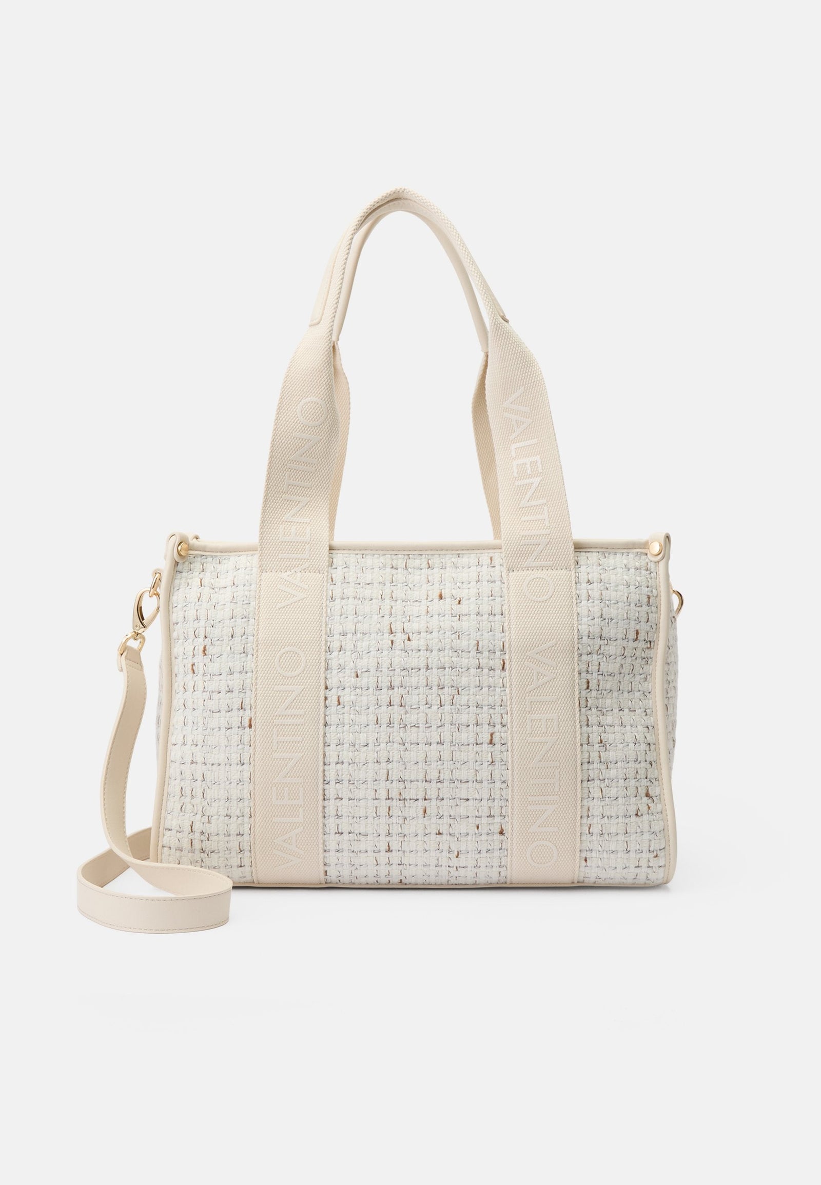 Valentino Bags Candle - Tote Bag - Off White/Multi
