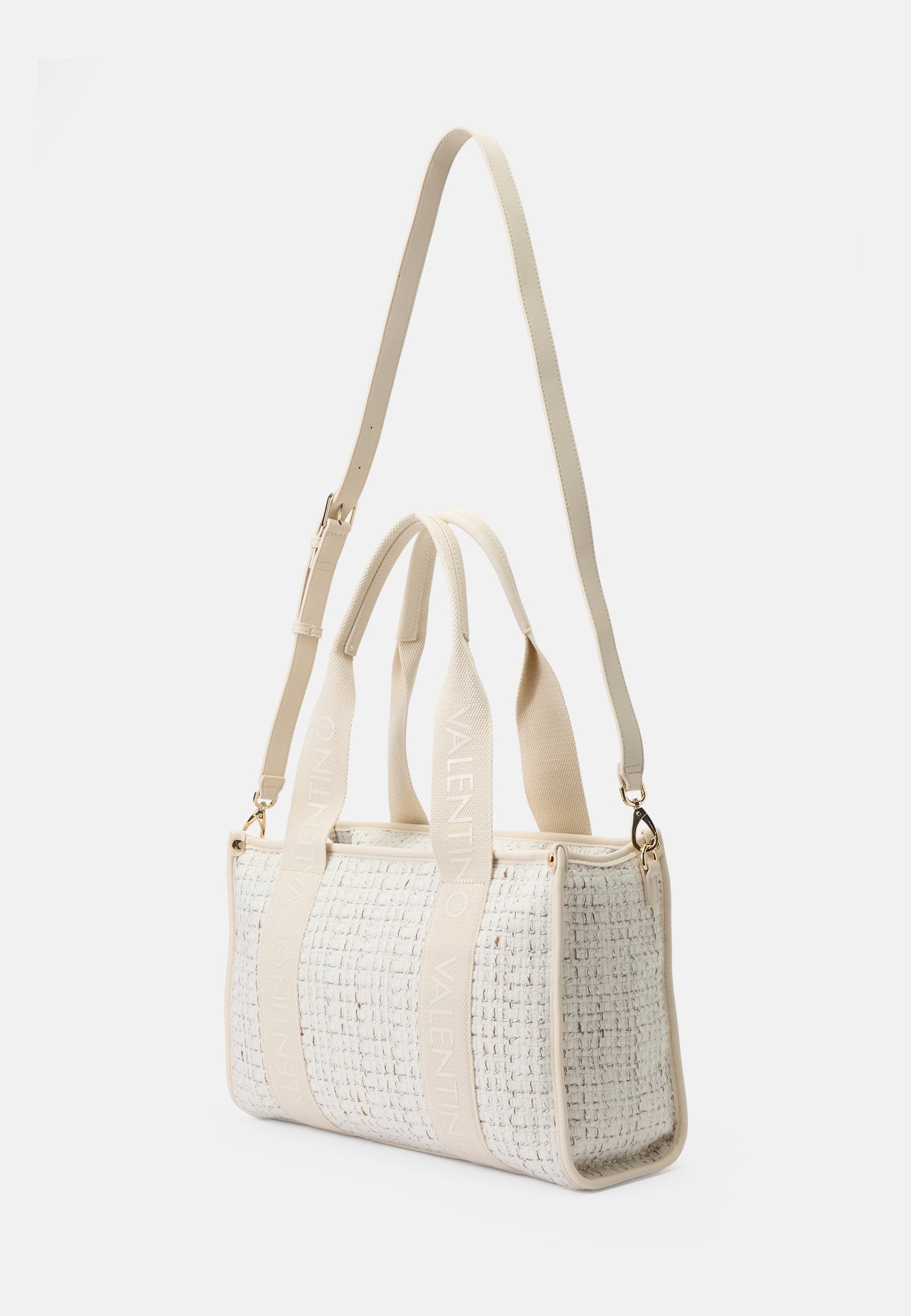 Valentino Bags Candle - Tote Bag - Off White/Multi