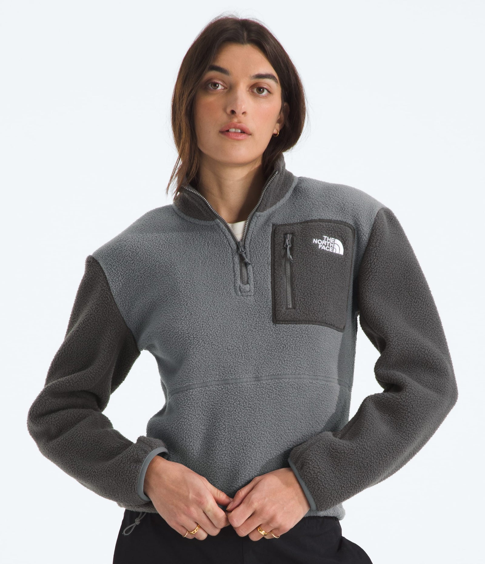 The North Face Women’s Yumiori ¼-Zip Smoked Pearl