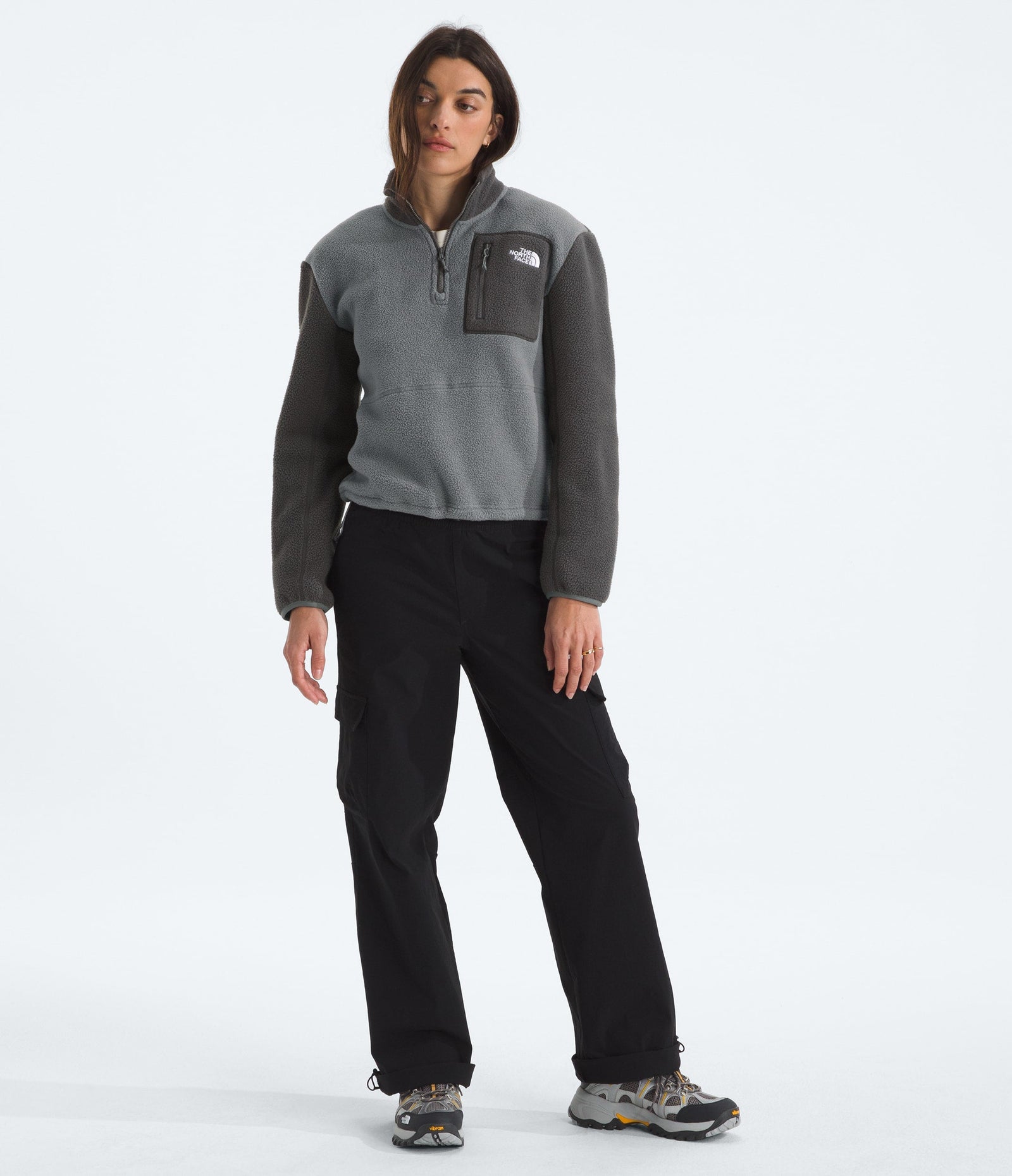 The North Face Women’s Yumiori ¼-Zip Smoked Pearl