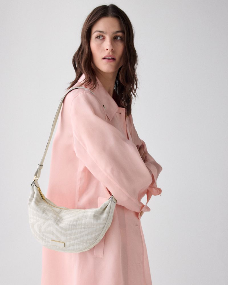 KateSpade Carter Zebra Sling Crossbody Bag Natural Multi