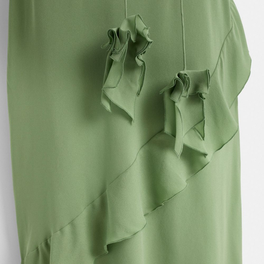 Restored V-Neck Bias Dress