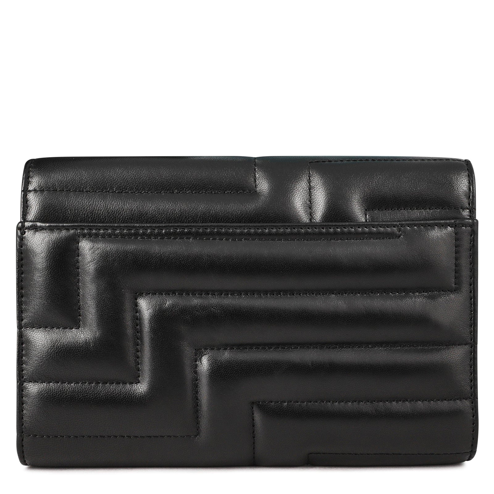 Embellished Leather Avenue Clutch Bag