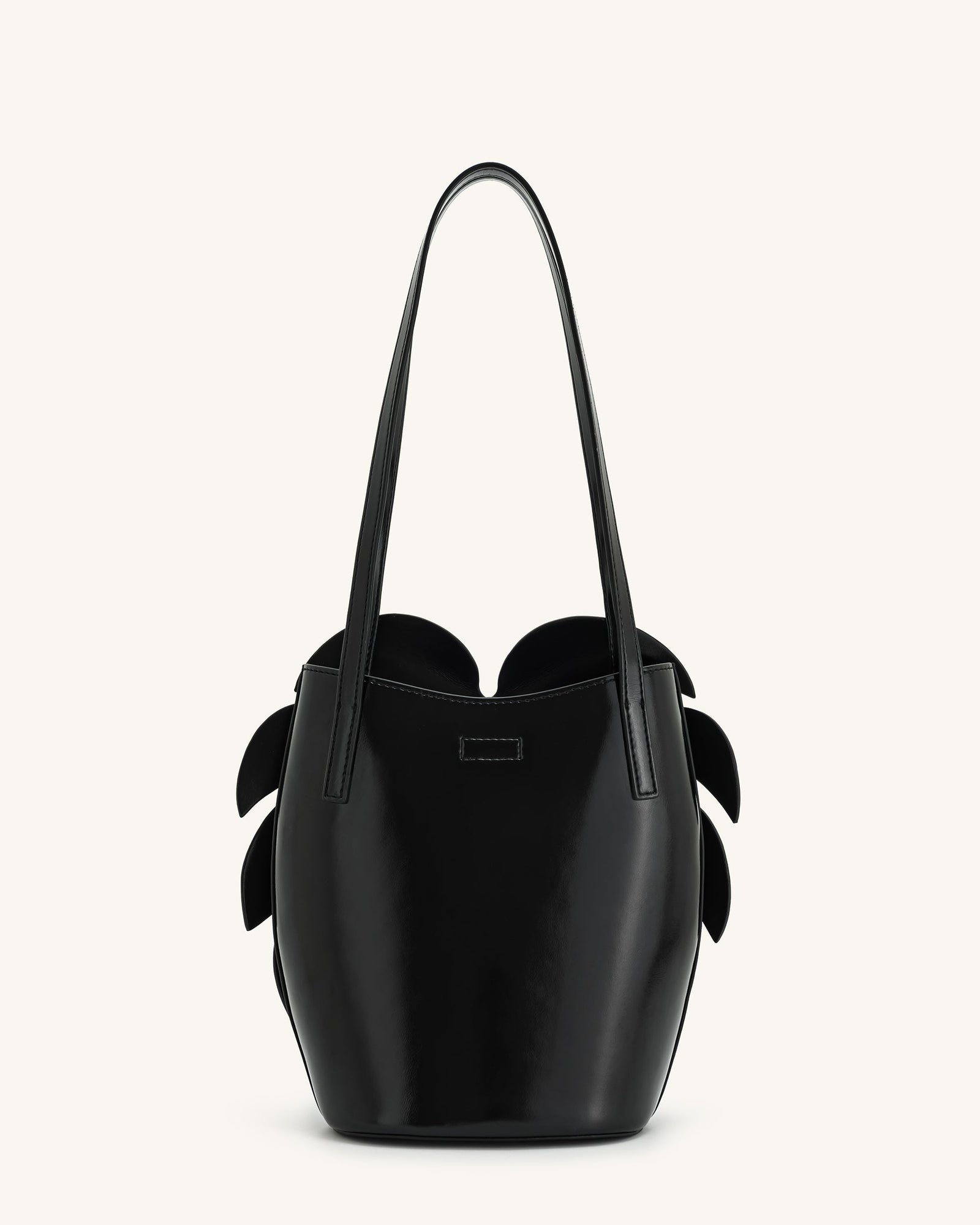 Cecelia Leaf Shape Shoulder Bag - White