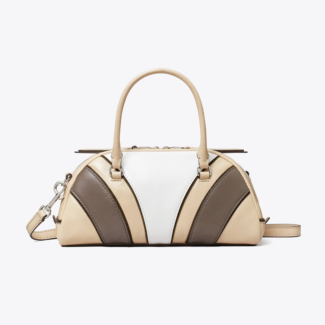 Tory Burch Small Moto Quilt Bowler Multi