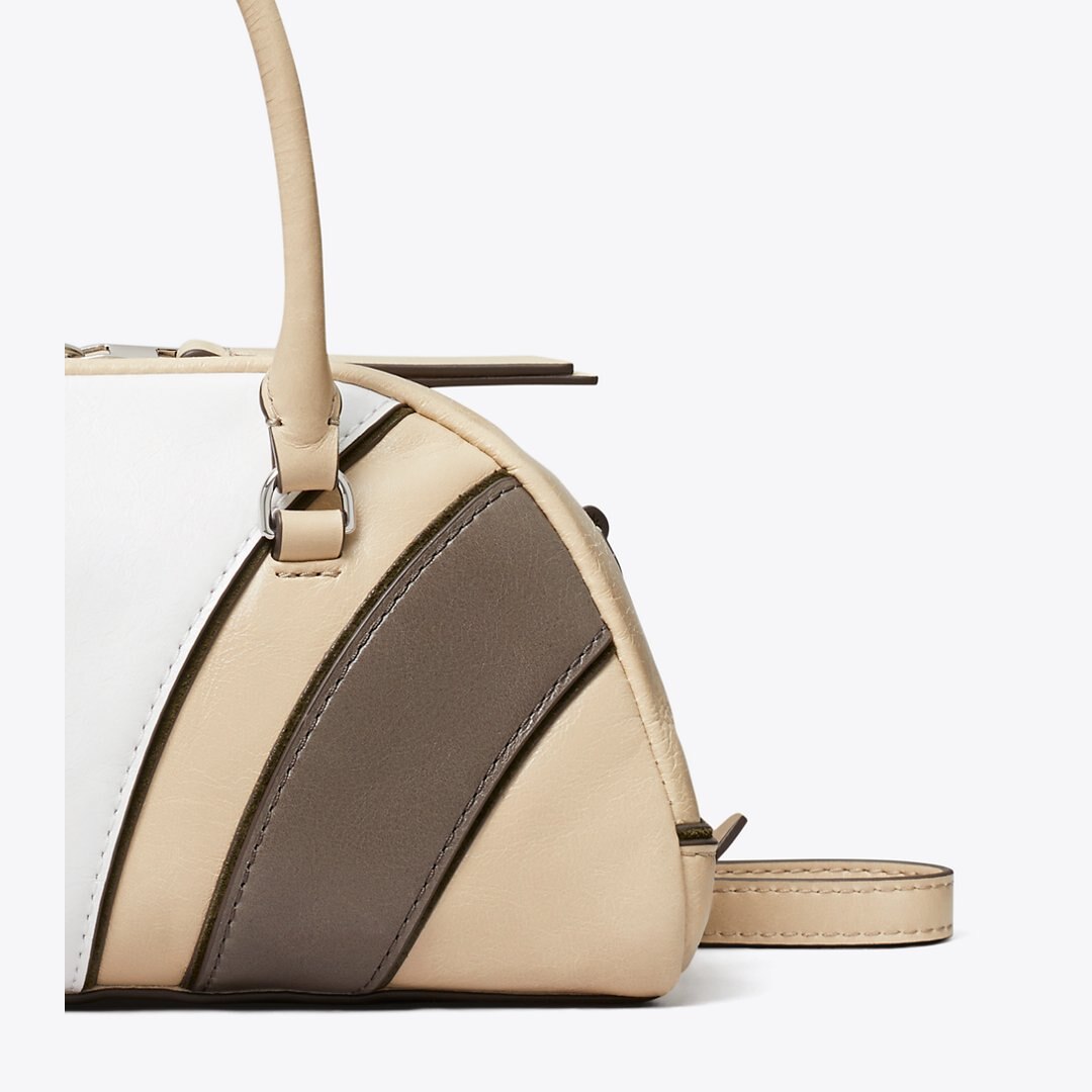 Tory Burch Small Moto Quilt Bowler Multi