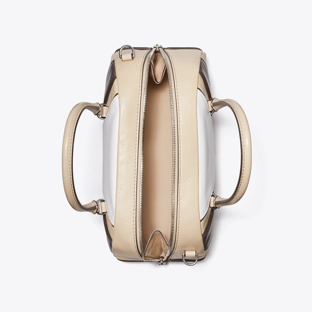 Tory Burch Small Moto Quilt Bowler Multi