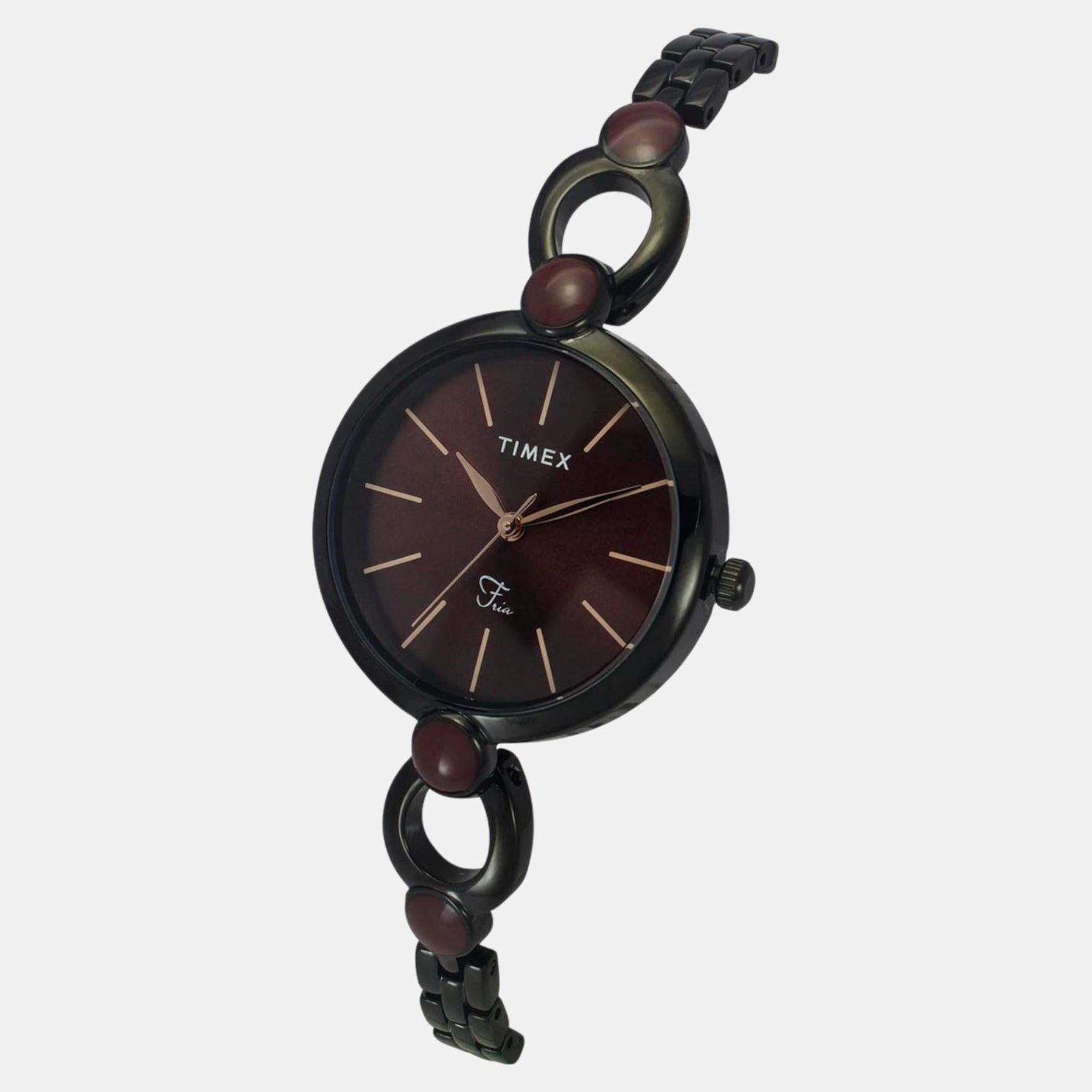 Timex Fria Women Quartz Dial Analog Brass Watch Twel18107