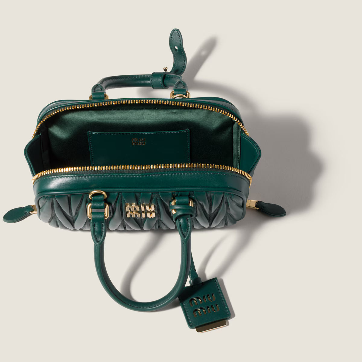 Arcadie matelassé nappa leather mini-bag