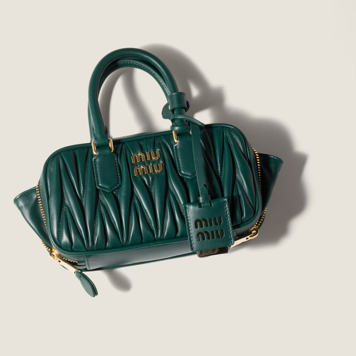 Arcadie matelassé nappa leather mini-bag