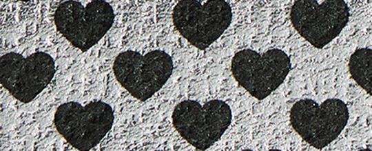 Mila Small Flap Wallet With Heart Print