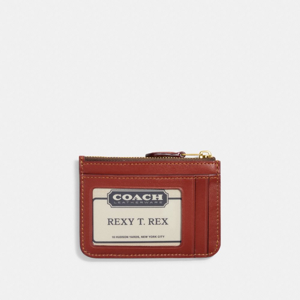 Essential Mini Id Card Case In Signature Canvas
