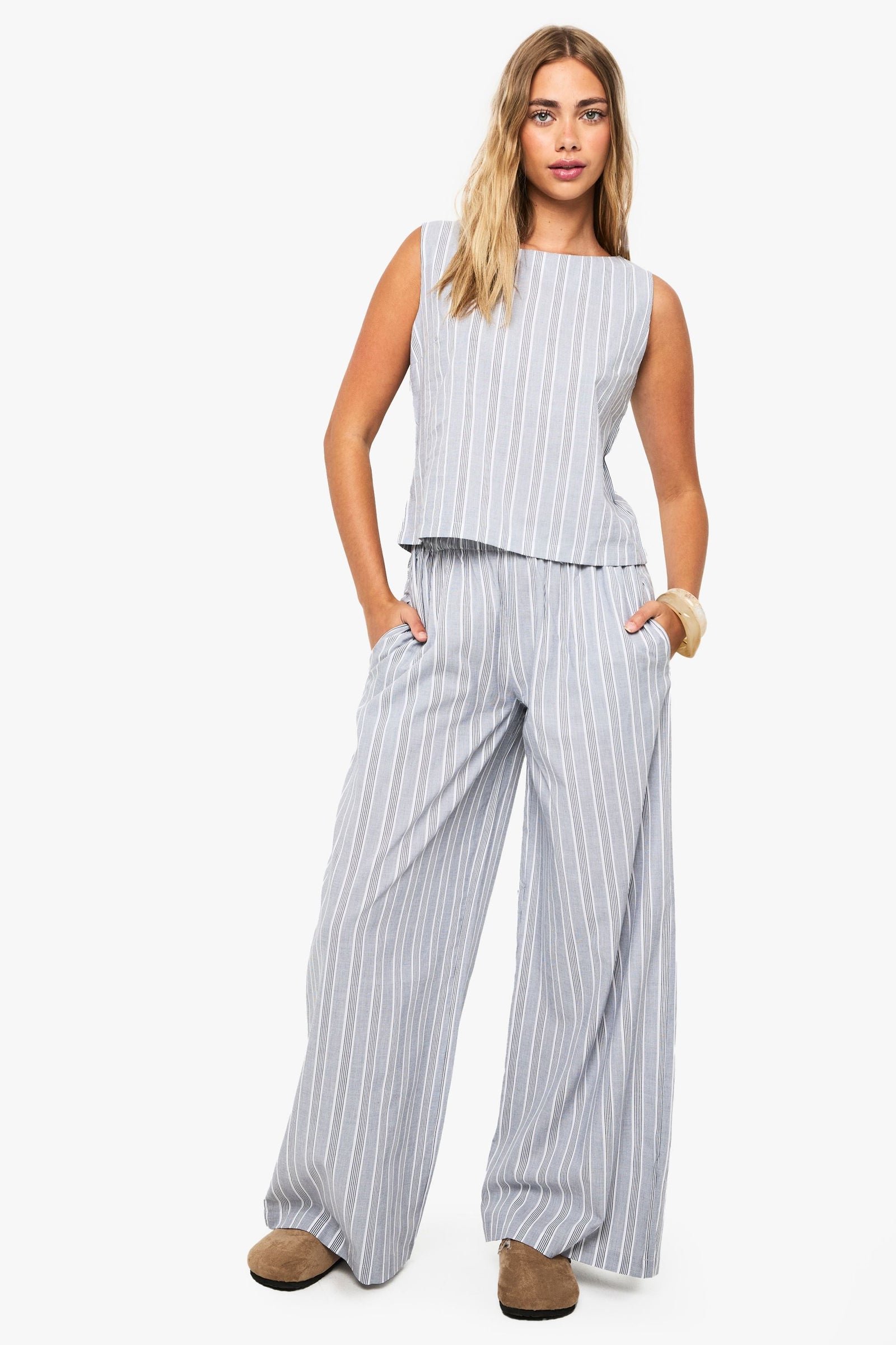 Stripe Boxy Trouser Co-Ord