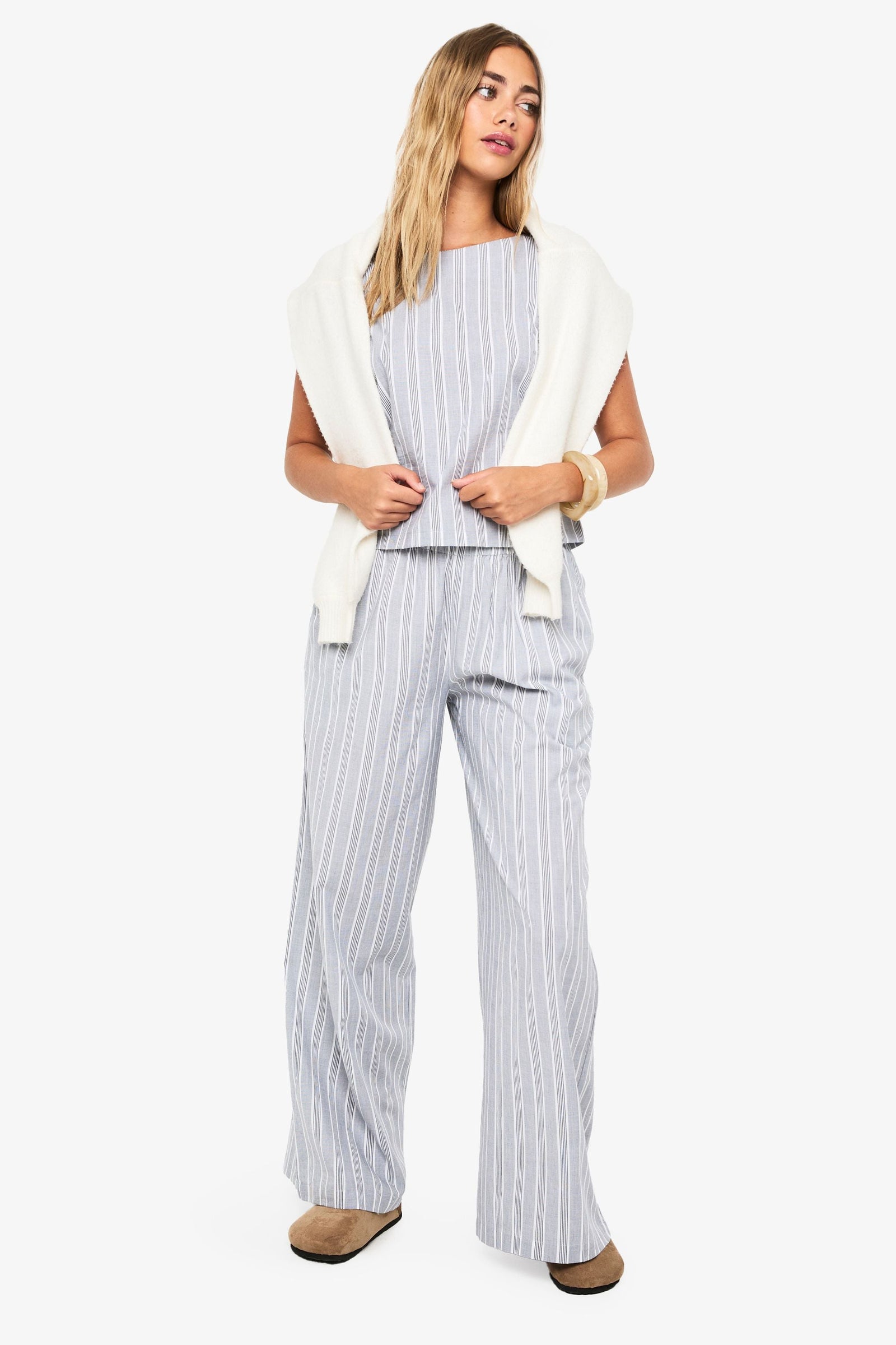 Stripe Boxy Trouser Co-Ord