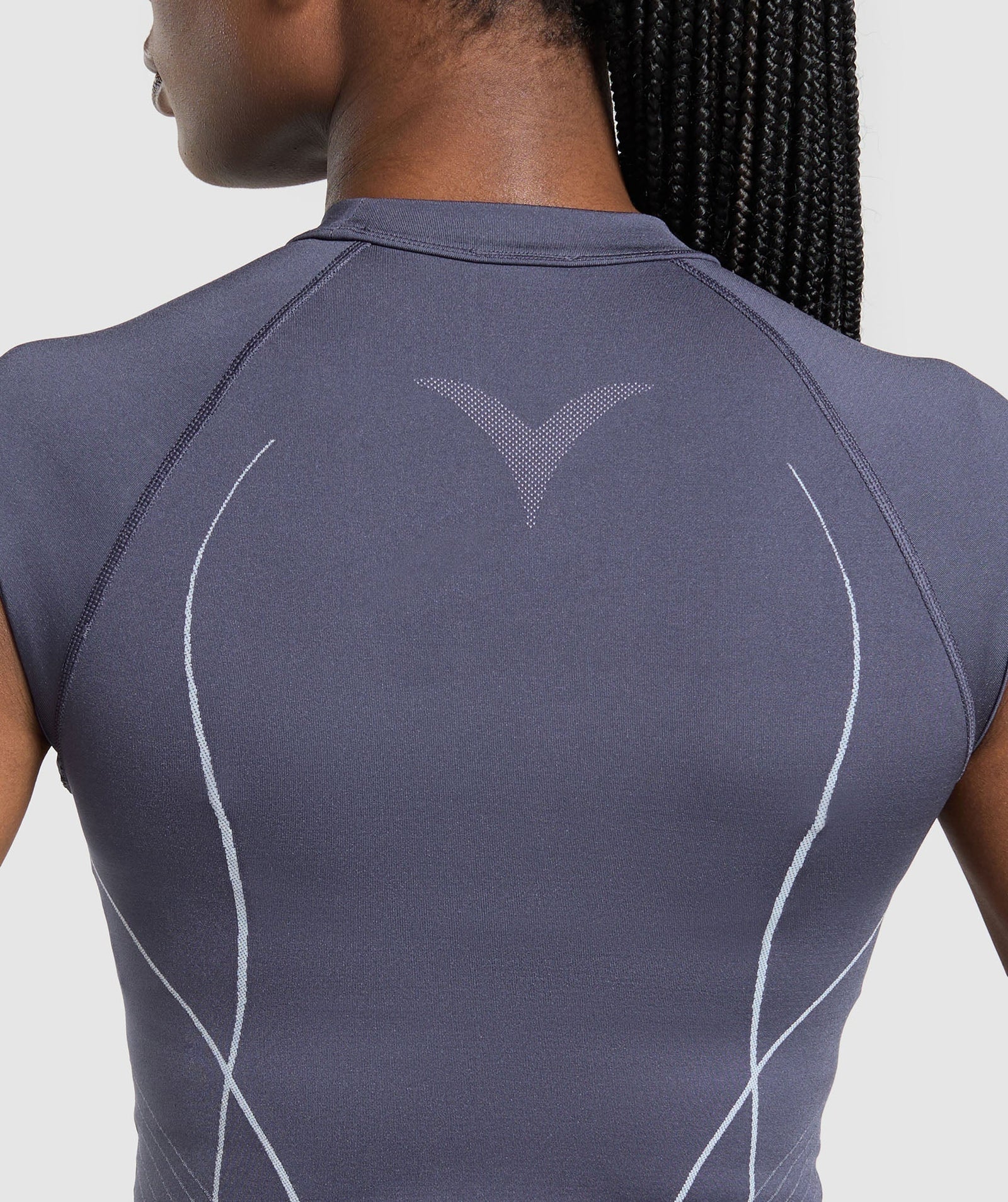 Women's Gymshark Apex Seamless Midi T-Shirt Weighted Purple