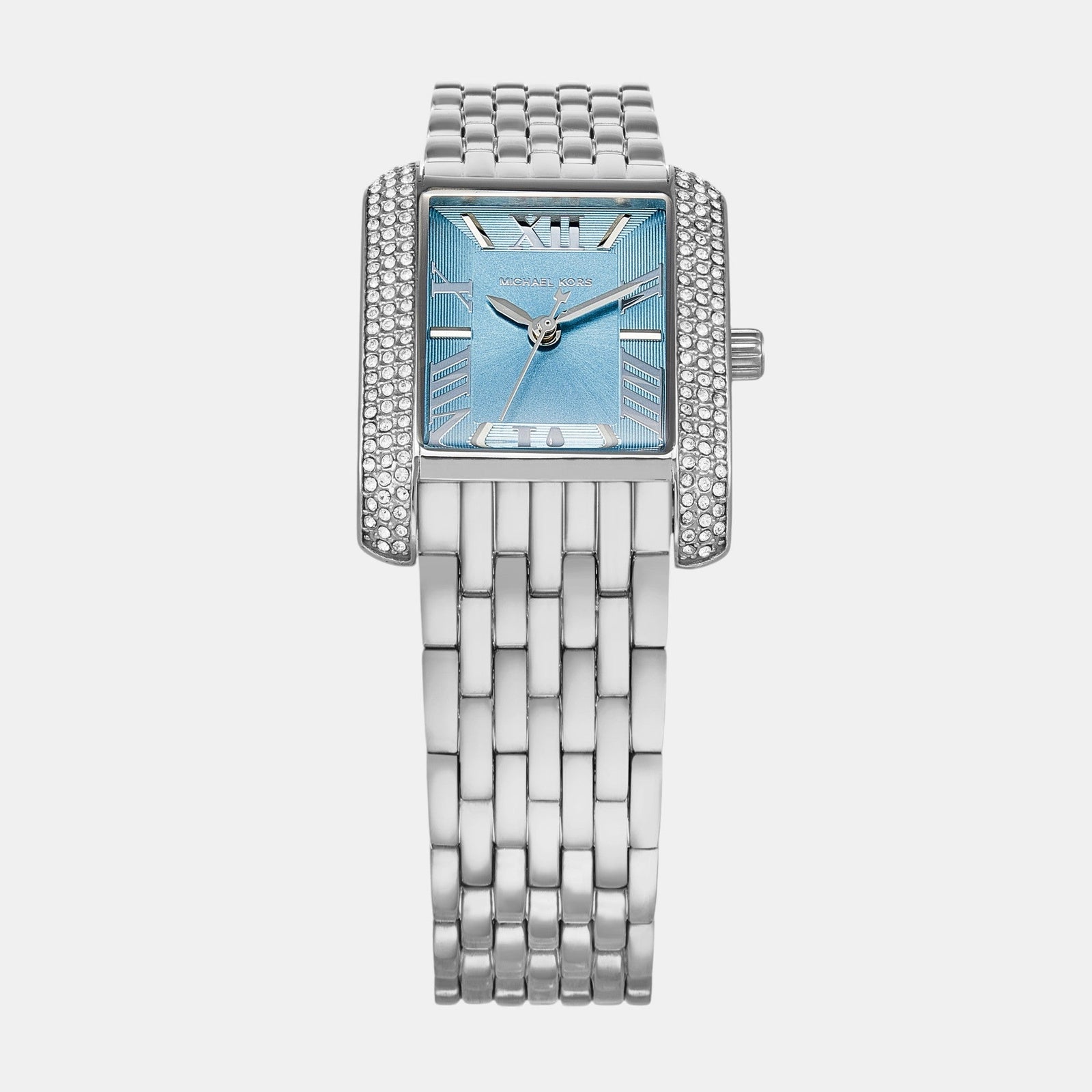 Michael Kors Emery Women Quartz Blue Dial Analog Stainless Steel Watch Mk4829