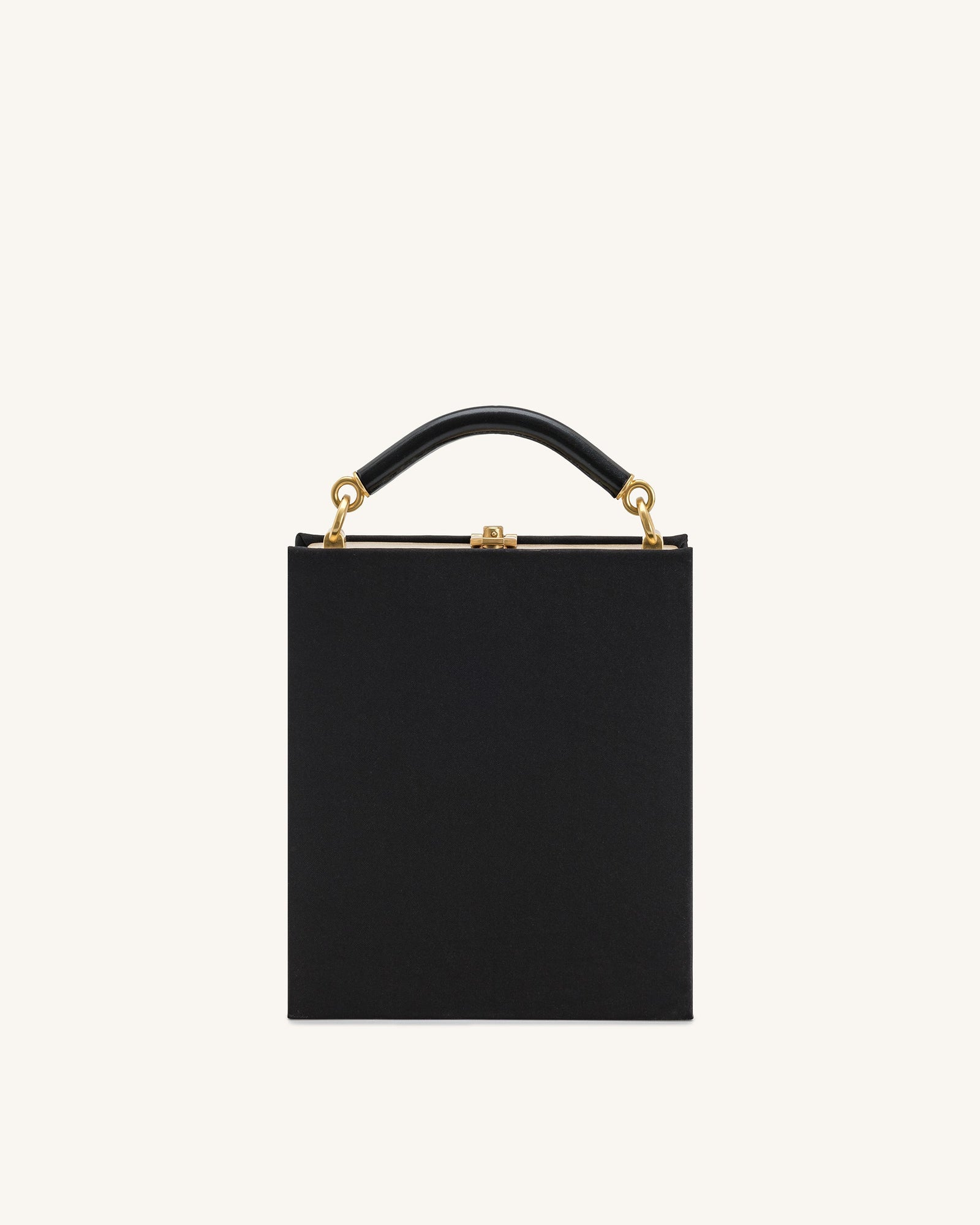 Elle Colorful Beaded Book Top Handle Bag - Black