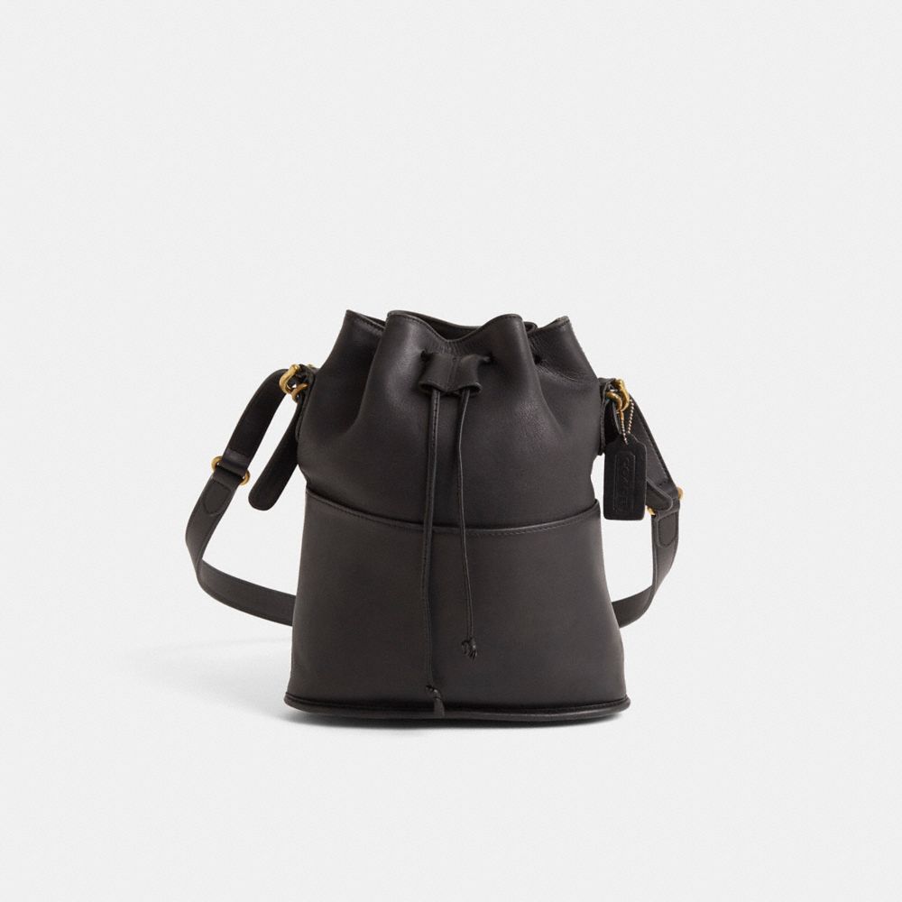 Vintage Equestrian Drawstring Bag