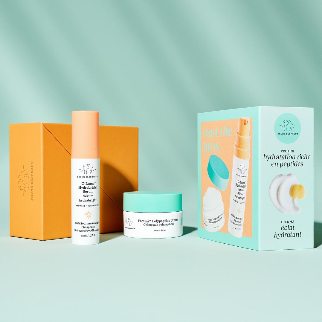 Drunk Elephant Trust the Pros: Brighten & Firm Kit